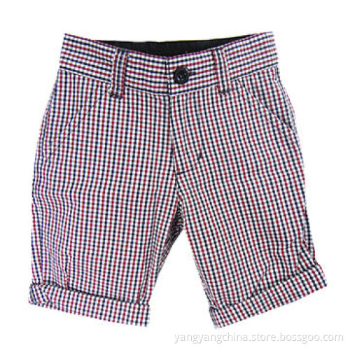 Men's Y/D Checkered Shorts with Turn UpsNew